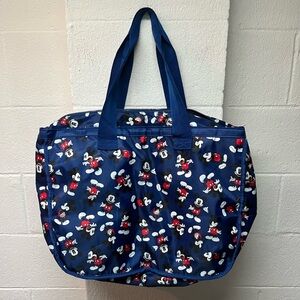 Disney Blue Fabric with Label